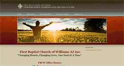 Desktop Screenshot of fbcwilliams.com