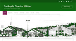 Desktop Screenshot of fbcwilliams.org